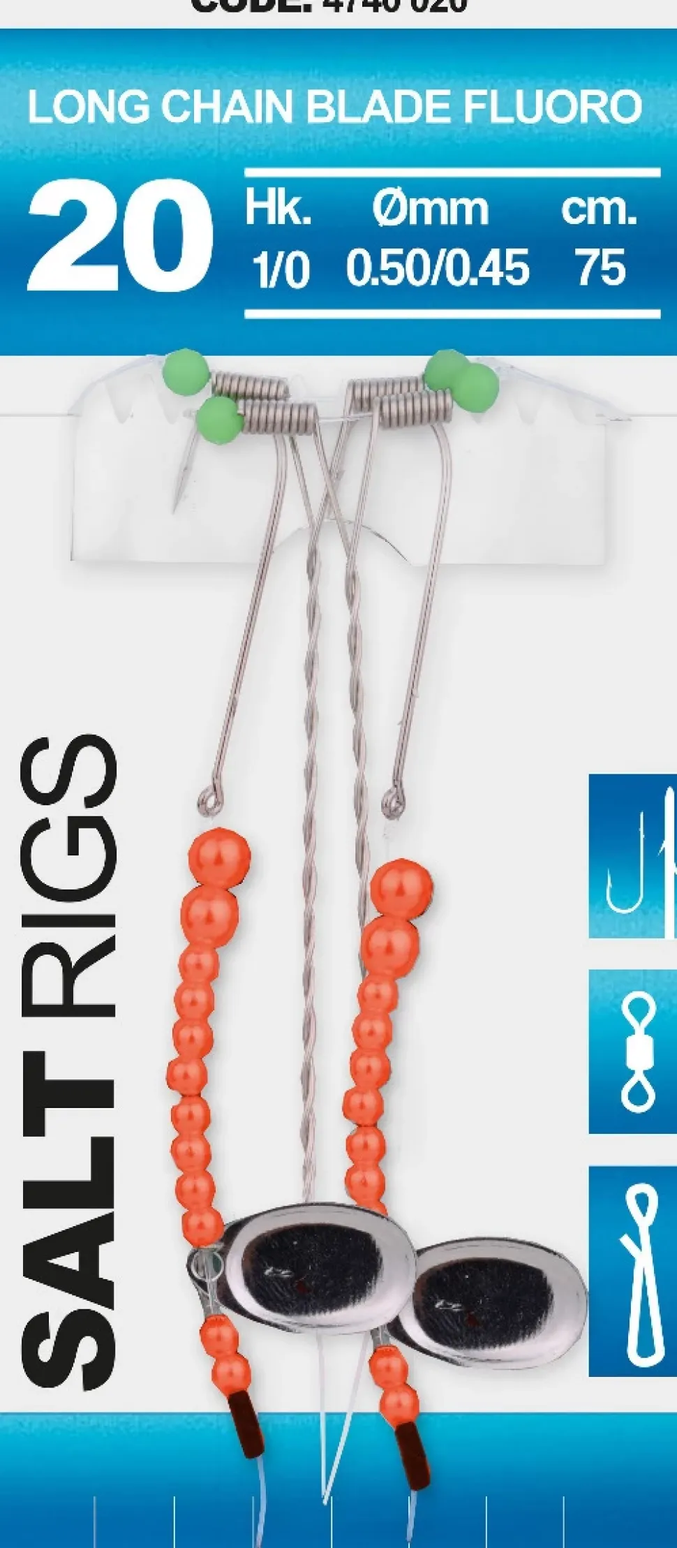 Spro Salt Rig 20 2 75cm Fluoro