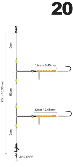 Spro Salt Rig 20 2 75cm Fluoro