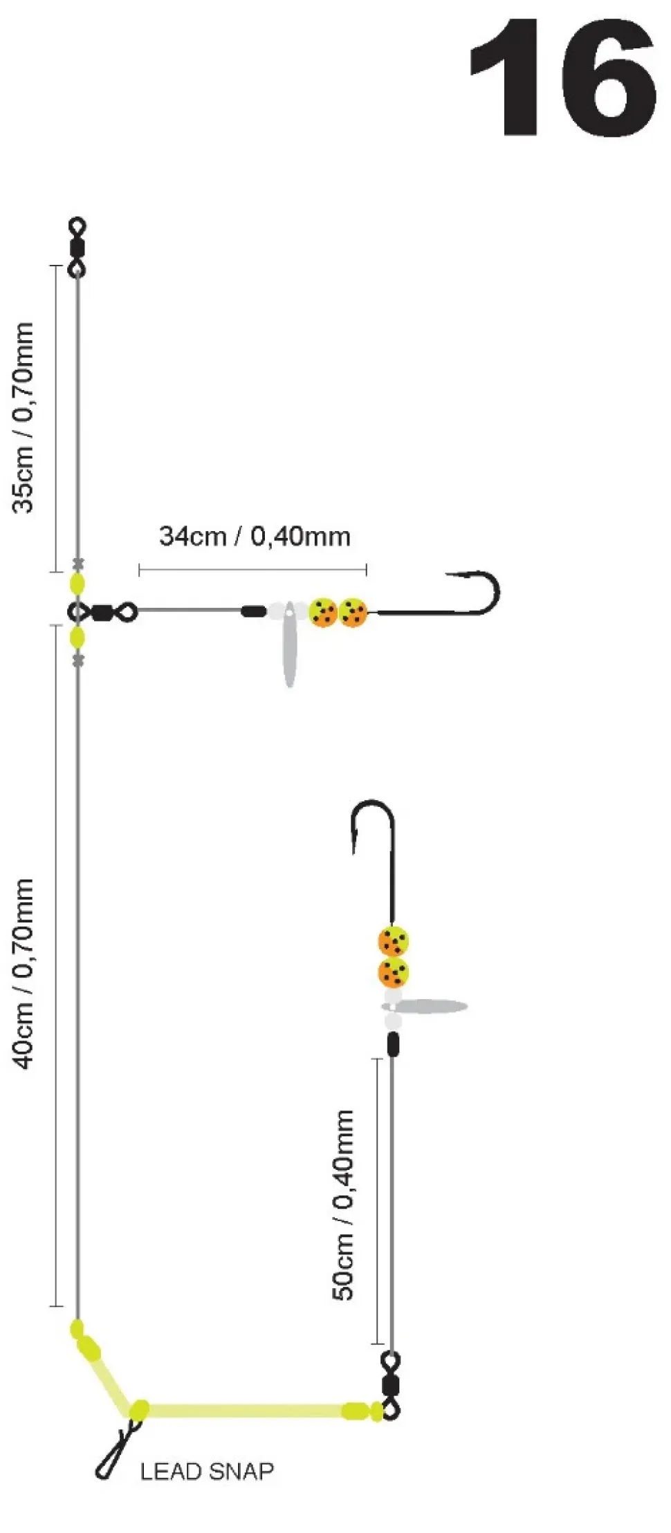 Spro Salt Rig 16 2 75cm Kiwi