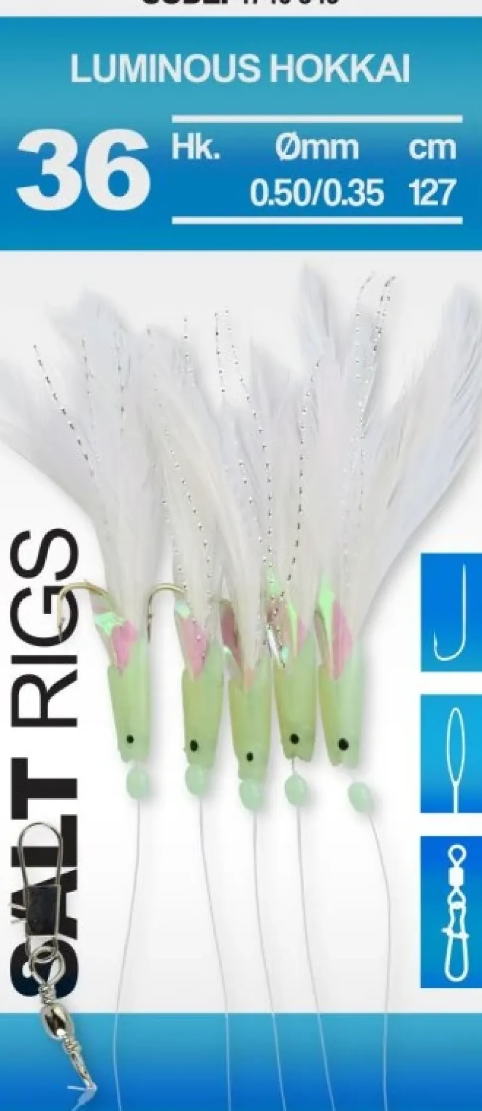 Spro Salt Rigs #36 5 1,27m Luminious Mackerel