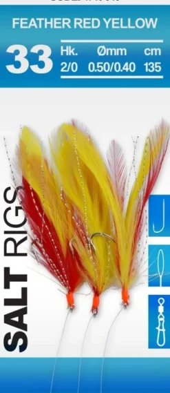 Spro Salt Rigs #33 3 1,35m Red Yellow