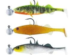 Westin Stanley The Stickleback Shadtail R 'N R 3Stk. 5,5cm Dark Water Mix 10