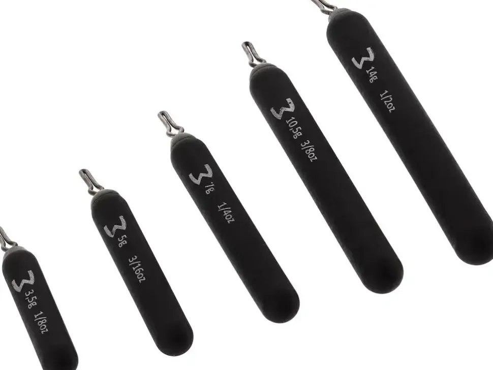 Westin Tungsten Dropshot Weights Matte Black 3,5g