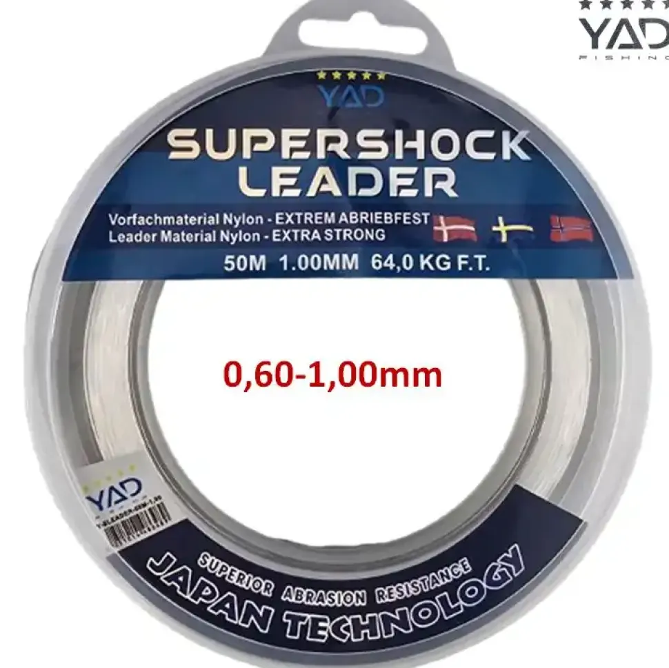 YAD Super Shock Leader 5000cm clear 0,60mm